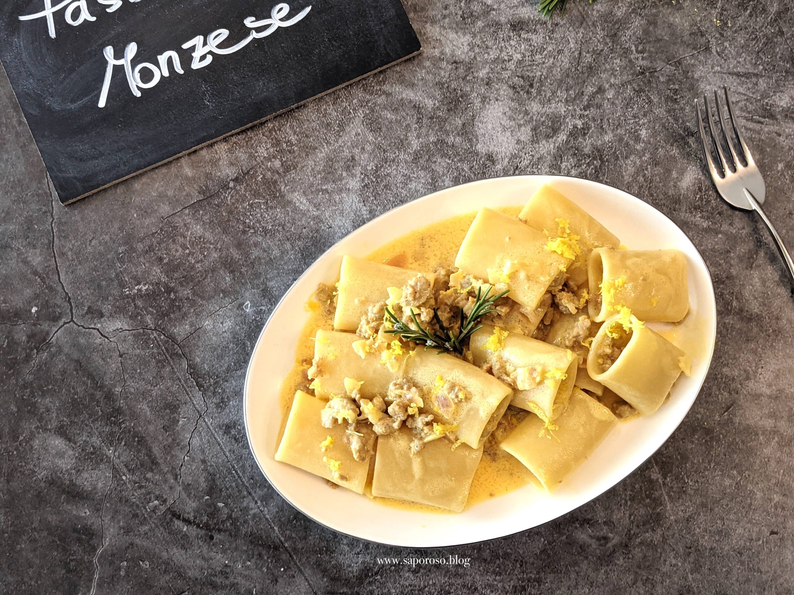 Pasta alla Monzese - La Ricetta di Saporoso